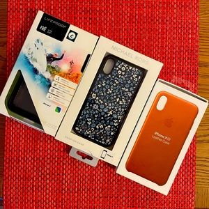 Iphone X case bundle of 3